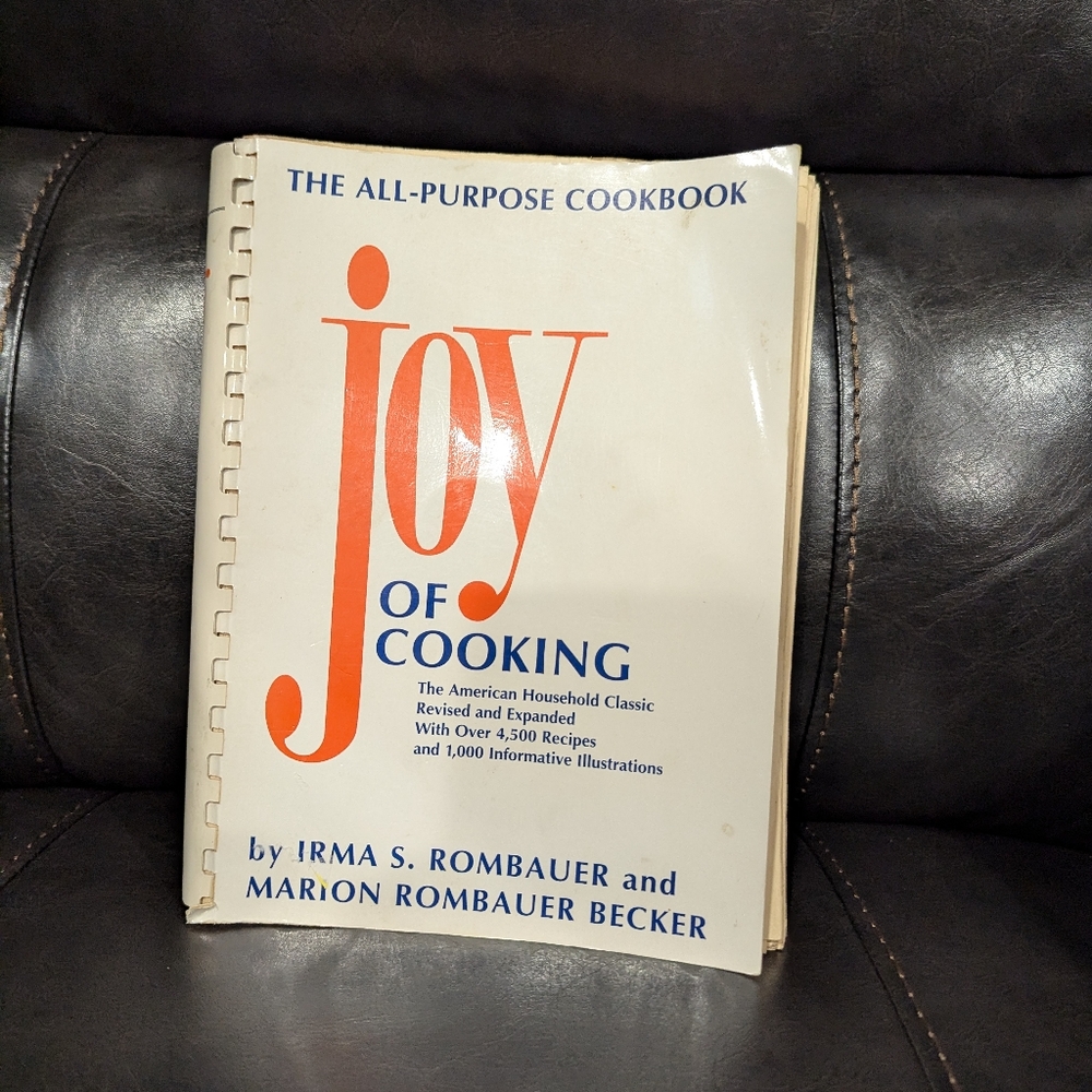 COPY - The Joy of cooking cookbook . Printed 1975. Coiled binding.
